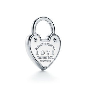 Tiffany & Co Love Lock Charm in sterling silver BRAND NEW